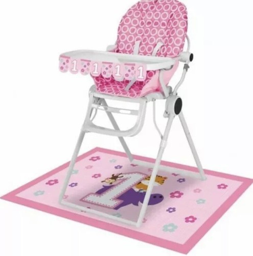 New girl first birthday - first, pink