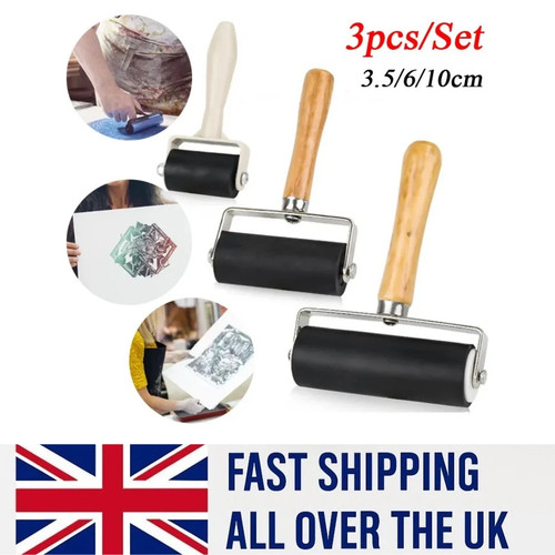3pcs rubber brayer roller - 3pcs,