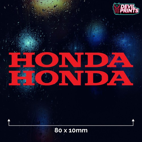 Honda text logo - honda, bike