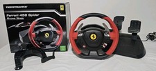 Thrustmaster Ferrari 458 Spider Racing Steering Wheel and Pedals for Xbox One