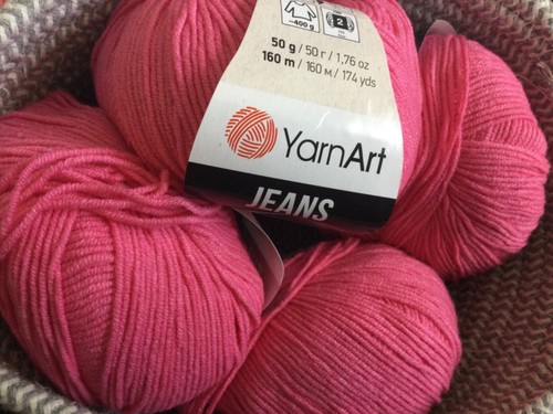 200g yarnart fuchsia - 200g, pink
