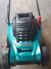 BOSCH  LAWN MOWER ELECTRIC WITH GRASS BOX + Lg tub of feed & weed