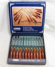 Vintage Marples M60 12 Piece Carving Tools Chisel Set Sheffield England w/Box