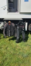 Hein Gericke Goretex Textile Leather Motorcycle Suit Mens L Jacket & Trousers