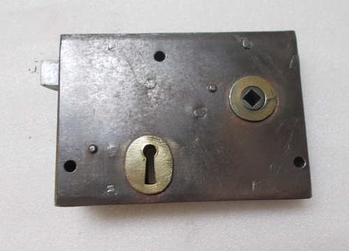 Rim lock locks door - rim,