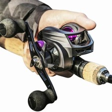 Saltwate Fishing Reel Low Profile 8KG Max  Drag 9 Gear Baitcasting Reel Fishing