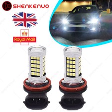 Upgrade 6500k Bright White LED Fog Light Bulbs For Honda Civic Type R FD2 FN2