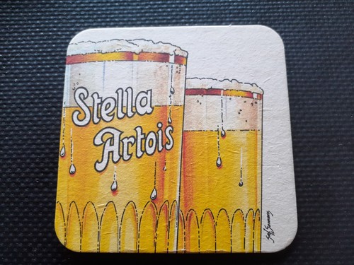Stella artois beer mat - stella,