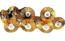 10pcs  22mm Brass Wire Wheel