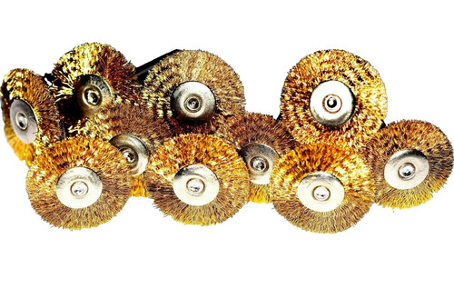 10pcs 22mm brass wire wheel - 22mm,