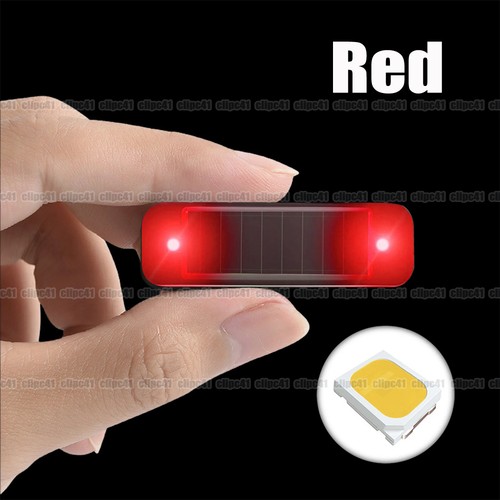 Red car solar - red, led