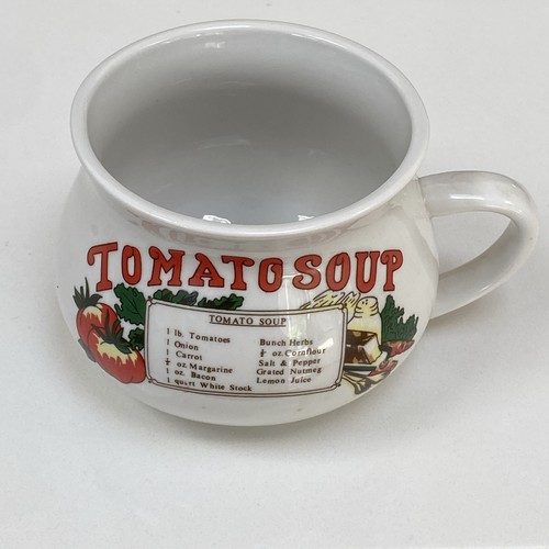 Vintage soup bowls tomato - vintage,
