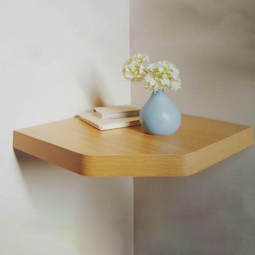 Wooden floating corner wall - floating,