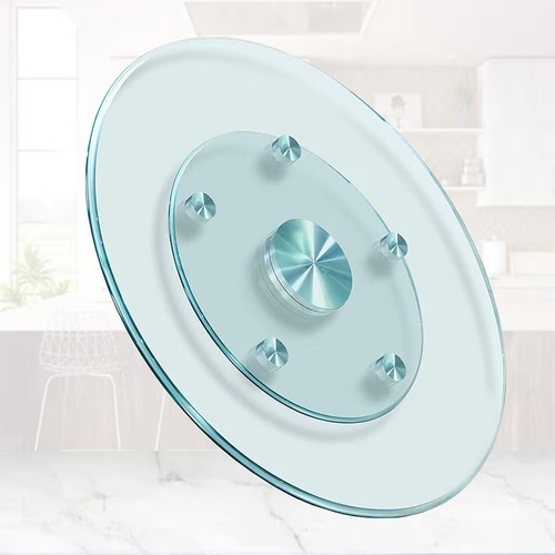 Glass lazy susan - glass,
