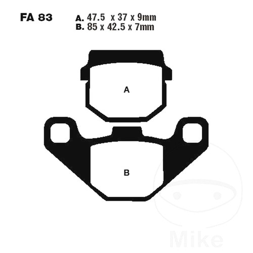 Ebc brake pads - brake, sintered