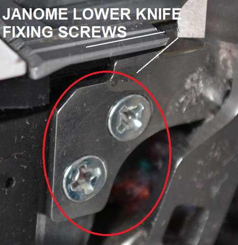 Janome overlock knife - 2, x