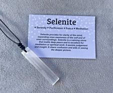 SELENITE PENDANT NECKLACE