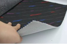 BMW M Rain Premium Car Upholstery Fabric- 4mm Foam - 59" - 150cm -Car, Seat,Door