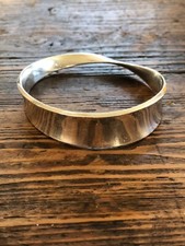 Georg Jensen  Sterling Silver Bracelet Denmark Torun Bülow Hube vtg estate 1106