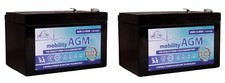 Pair of  12V 12AH  Deep Cycle