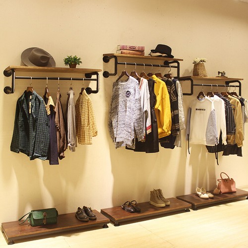 Wall mounted pipe - wall, clothes