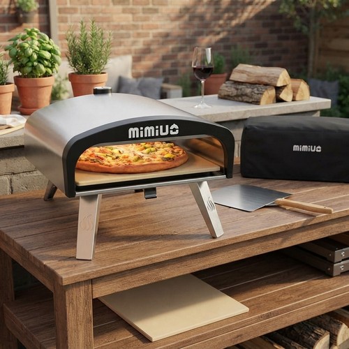 Luxury outdoor gas fired pizza - luxury,