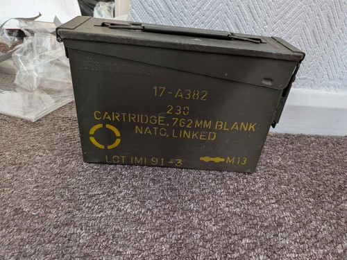 Vintage army ammunition - vintage, box