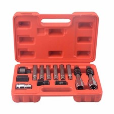 13 Piece Alternator Free Wheel Pulley Removal Car Garage Tool Bit Kit Set UK