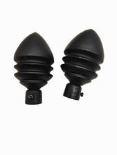 Black Curtain Pole Finials