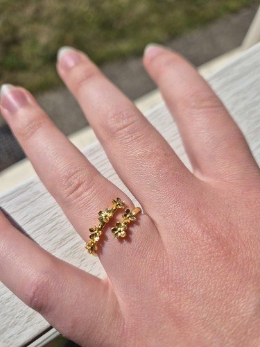 Elura gold plated flower - elura,