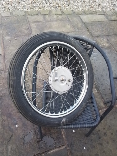 Bsa bantam d14 front wheel - bsa,