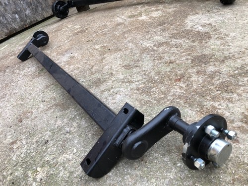 New trailer axle 750 kg - up,