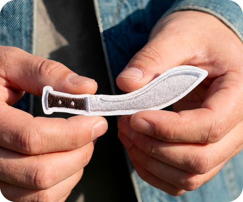 Kukri curved knife - kukri,