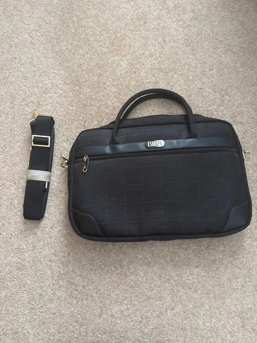 Biba black laptop bag - black,