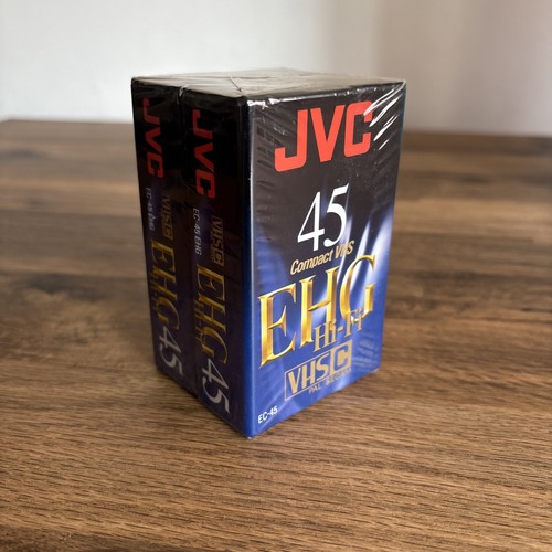 Two jvc compact vhs camcorder - jvc,