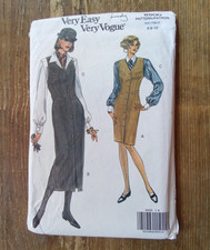 8500 Waistcoat Pinafore Dress