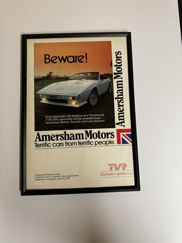 Framed original classic tvr - original,