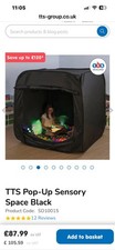 Large Pop Up Sensory Tent/dark