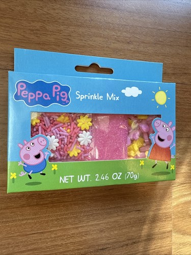 Peppa pig sprinkle mix pink - pig,