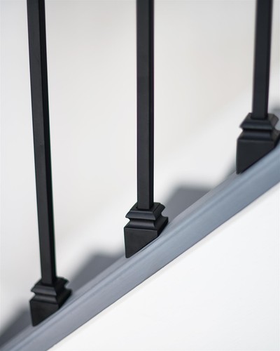 Matte black lowfield steel - black, "lowfield"