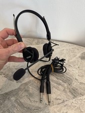 QUALITY TELEX AIRMAN 750 Bosch DUAL PLUG GS Pilot Headset / Headphones 64300-200