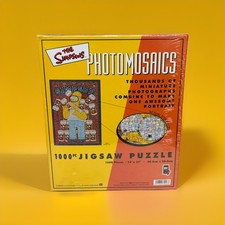 The Simpsons Homer Simpson Photomosaics 1000pc Jigsaw Puzzle Sealed 2002 vintage
