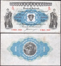Bank of Ireland. One Pound 2