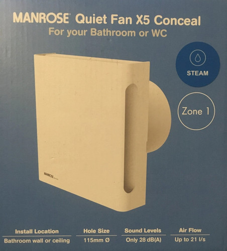 Manrose ipx5 humidity quiet - ipx5,
