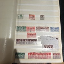 GB STAMP ALBUM KGV TO QEII - Many Stock Repeats - All Pre Decimal - Mint / Used 