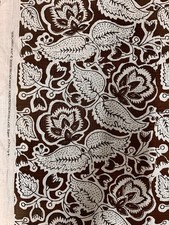 SOANE BRITAIN BERGAMOT LEAF TOBACCO Fabric Curtains Upholstery 3.3 Meters (355)