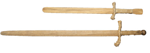 Wooden short sword and - , long