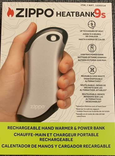 Zippo heatbank rechargeable - 9s,