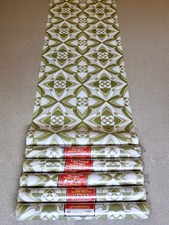 x5  Stunning & Authentic 1970's Vintage LEYLAND Vinyl Wallpaper Rolls