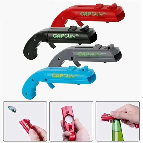 Creative cap gun bottle opener - gun,